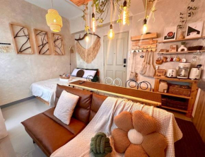 Rustic Boho Condo Staycation in QC